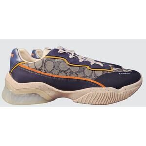 Coach CN322 Citysole Signature Runner Dark Ocean Midnight Navy Size 13 NIB